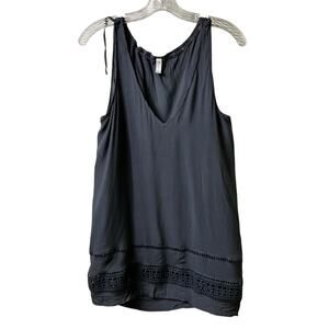 Gentle Fawn Sleeveless Top Navy Blue Lace‎ Detail  Capsule S (2821)